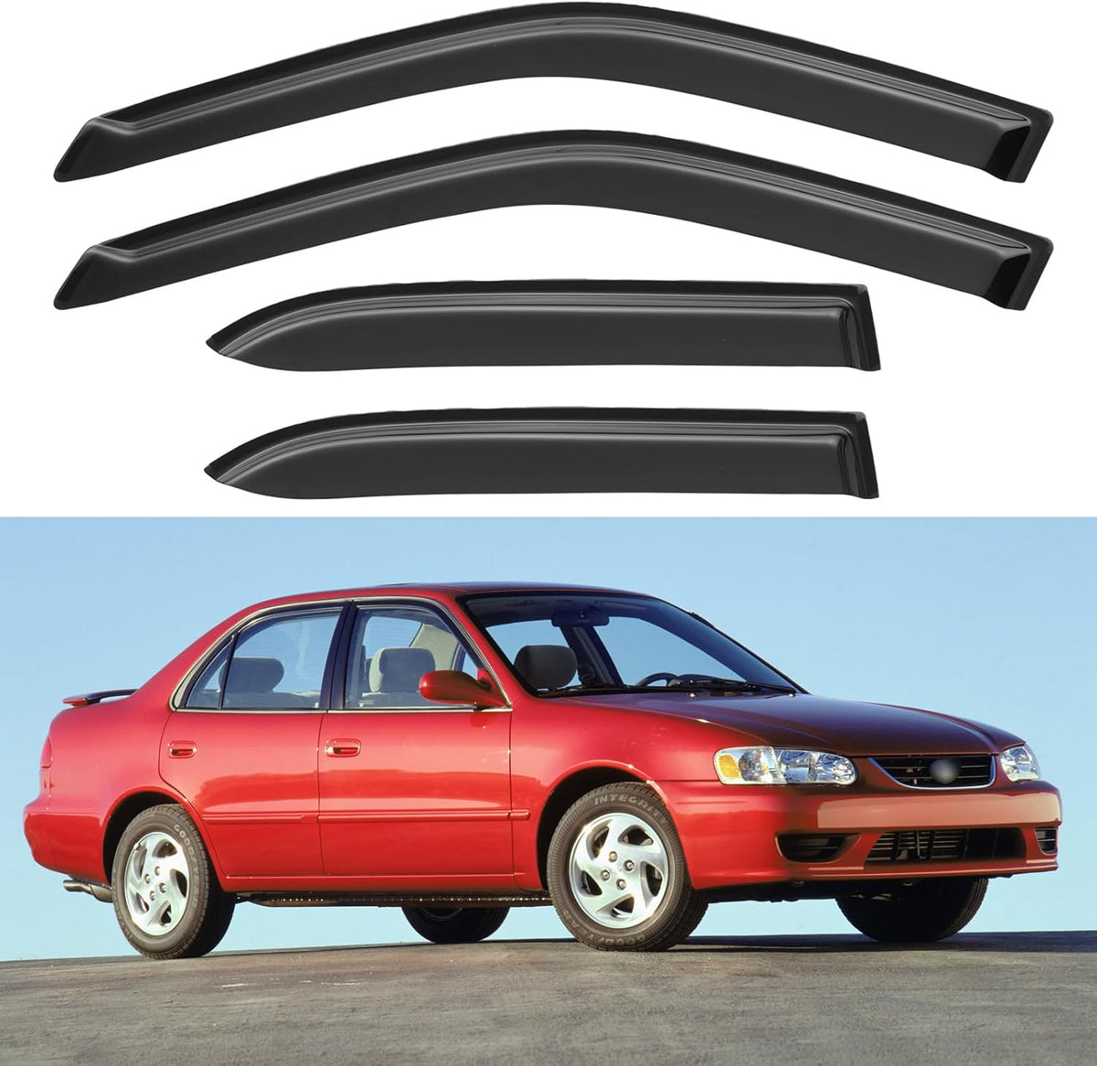 Window Visors Rain Guards Shield