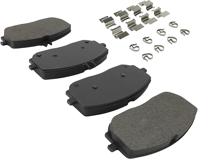 Premium Semi-Metallic Front Brake Pads Compatible