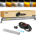 auxbeam 50" curved led light bar, 288w dual-color, main product view