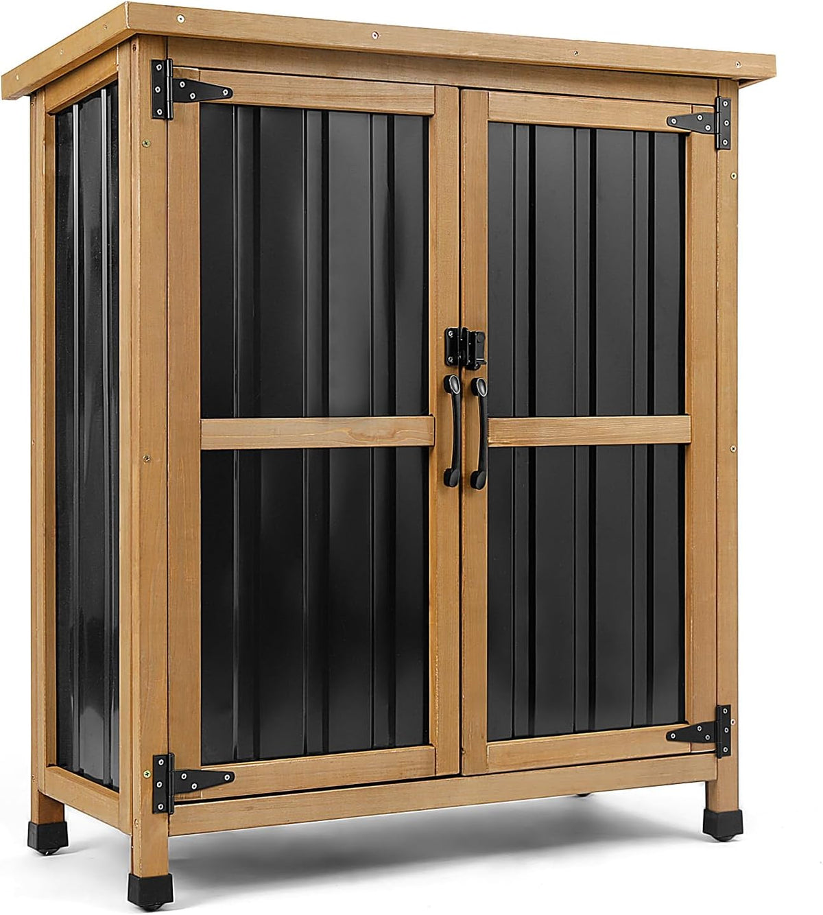 petscosset small outdoor storage cabinet weatherproof with lockable, main product view