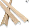 6 Pcs 49" Wall Corner Protector Trim, Oak Wood Grain Edge Strip by KTINITK