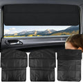 Universal Car Window Sun Shade Curtain, Breathable Mesh Sun Blocker with Suction Cup, UV Protection Privacy Screen for Car Side (Rear Window)