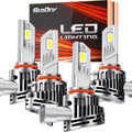 90 05 90 06 Led Bulb Combo, 50000lm Brightness Fog Lights Bulbs Real 1:1 Mini