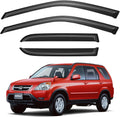 Window Visors Rain Guards for 2002 2003 2004 2005 2006 Honda CRV, Out-Channel