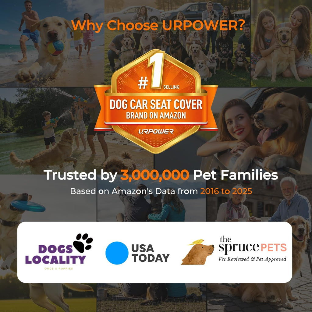 urpower back seat extender for dogs, large hard, view 9