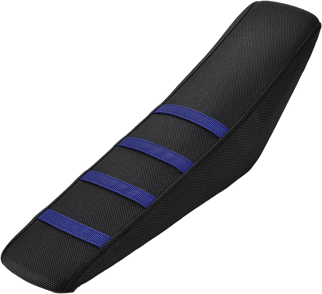 CHANGCHENG Electric Dirt Bike Seat Cover for Yozma IN10,Waterproof Anti-Slip PVC Seat Cushion Cover for Electric Bike Yozma in 10-Blue Stripe