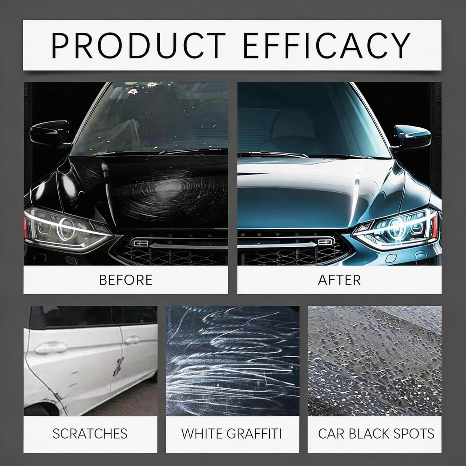 100ML PTZ Crystal Serum – Advanced Graphene Ceramic Coating for Cars, 9H Graphene Coating for Auto Car Detailing for Shine & Protection, Nano Coat Restore for Paint, Glass & Wheel (2pcs)