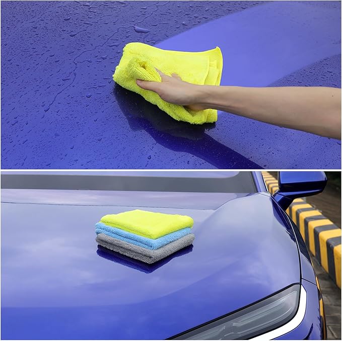 Wash Cloths for Car Interior & Exterior, Microfiber Towels Cleaning Highly - Image 6
