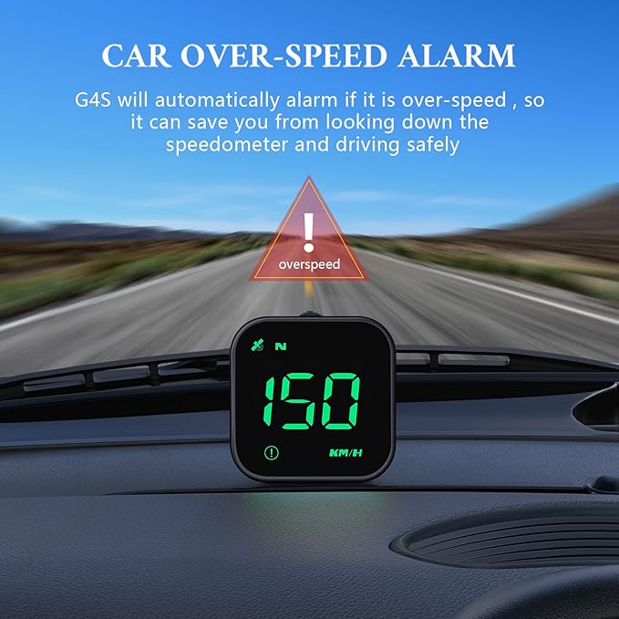 G4S Digital GPS Speedometer, New HUD Car Head Up Display - Image 4