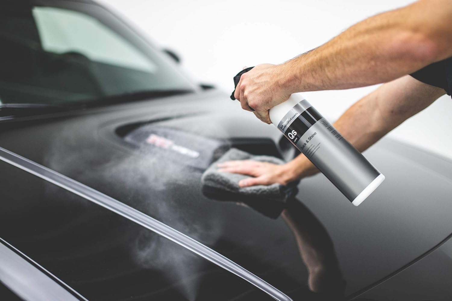 KOCHCHEMIE Quick & Shine Allround Finish Spray - Cleans, Maintains, and Preserves All Smooth and Painted Surfaces; Ideal for Quick Finishing and Showroom Exhibition Use (1 Liter)