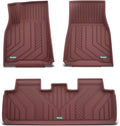 YHTAUTO Custom Fit Light Red Car Floor Mats