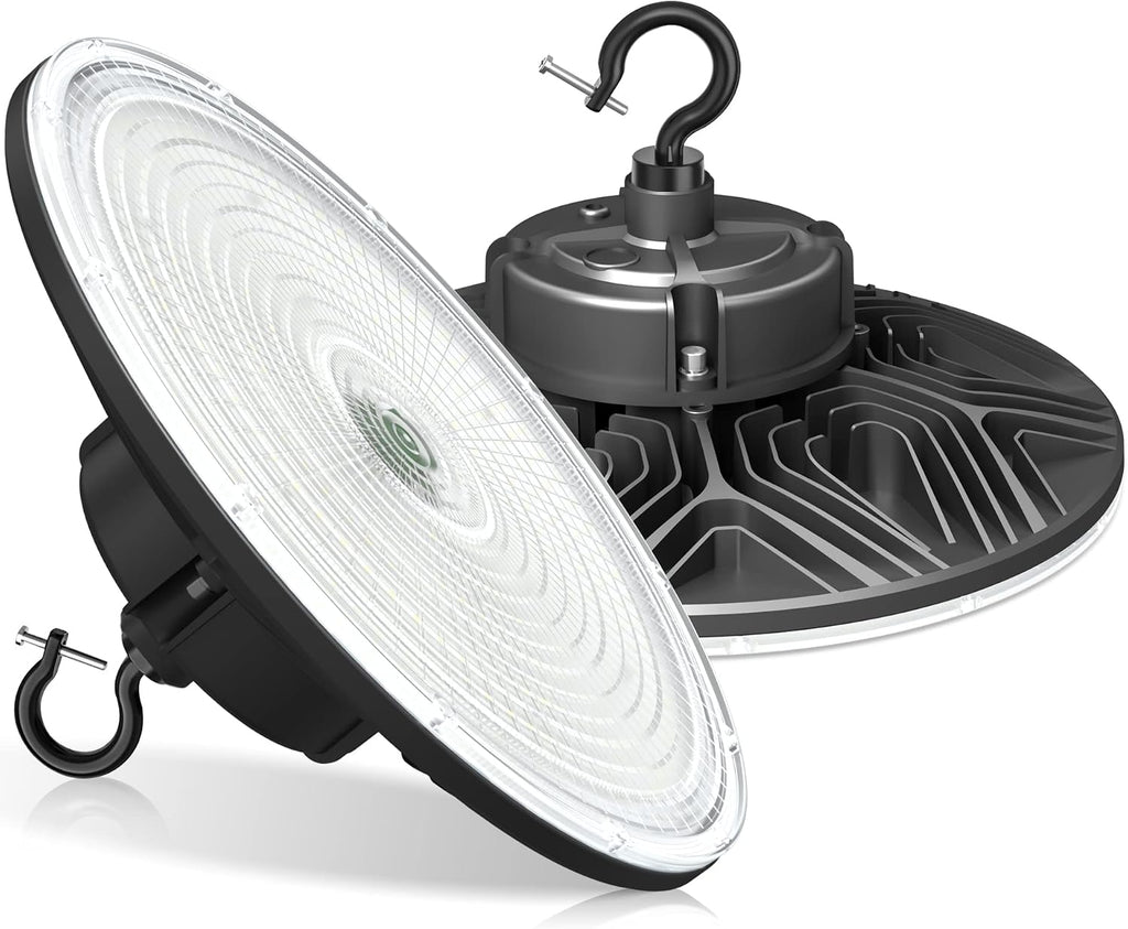 150W UFO-LED-High-Bay-Light, UL & DLC Listed 5000K Daylight 21000LM, 0-10V