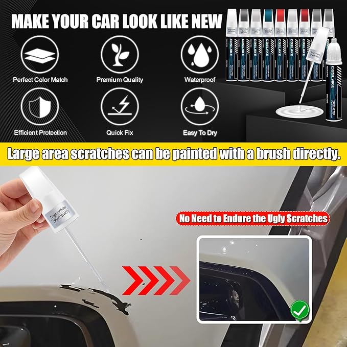 Car Touch Up Paint) for Chrysler, Car Paint Scratch Repair Kit, Quick & Easy - Image 4