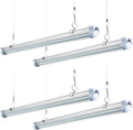 T8 LED Shop Lights 4FT, 4 Pack 60W 9600LM 6000K Daylight White, Linkable
