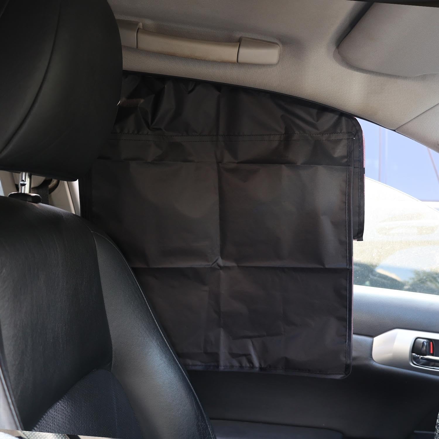 Universal Car Window Sun Shade Curtain, Breathable Mesh Sun Blocker with Suction Cup, UV Protection Privacy Screen for Car Side (Rear Window)