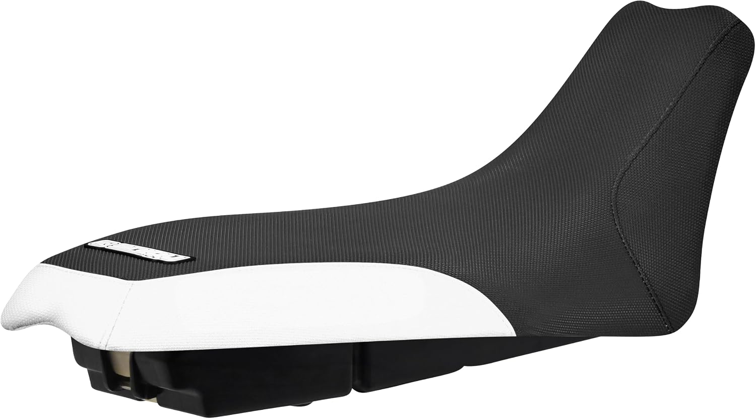 Enjoy Mfg USA-Made Gripper Seat Cover - Compatible with Polaris Outlaw 90 (2007-2016) Outlaw 110 (2016-2026) _#252 (White Side/Black top Utility)