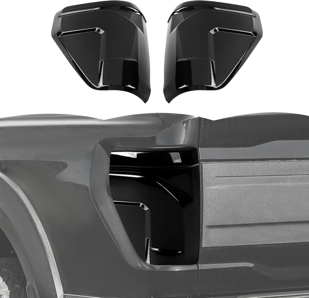 RT-TCZ Smoked Black Tail Light Lamp Cover Guard Trim Decoration Exterior Accessories for Ford F150 Raptor 2024 2025