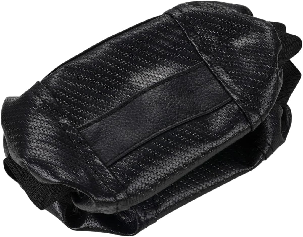 CHANGCHENG Electric Dirt Bike Seat Cover for X1 Spark PVC Material Motorcycle Seat Cover Thick and Sturdy Black with Black Stripes