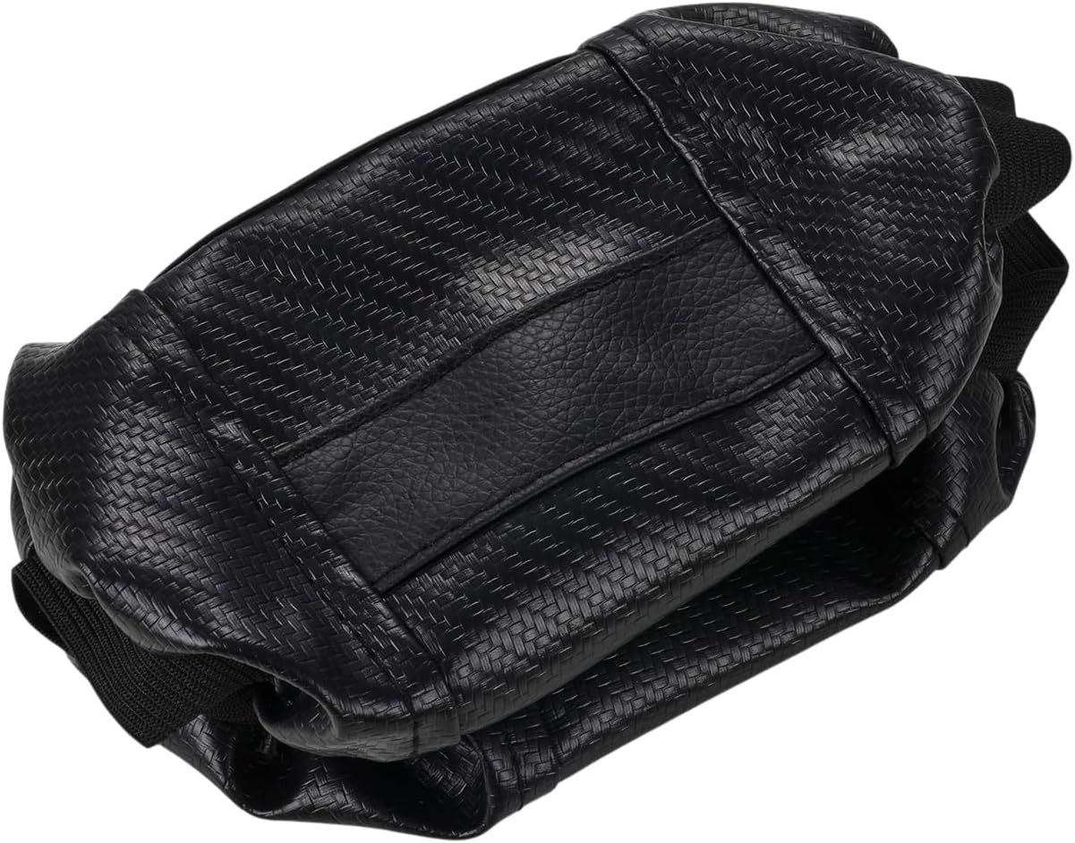 CHANGCHENG Electric Dirt Bike Seat Cover for X1 Spark PVC Material Motorcycle Seat Cover Thick and Sturdy Black with Black Stripes
