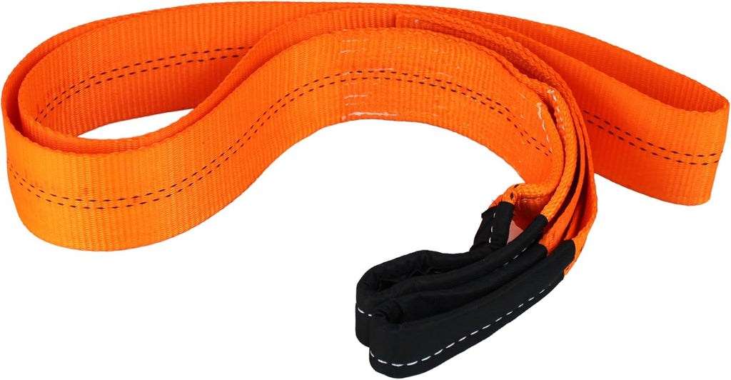 HFS(R) Tree Saver, Winch Strap, Tow Strap 30,000 Pound Capacity (3X8FT, Orange)