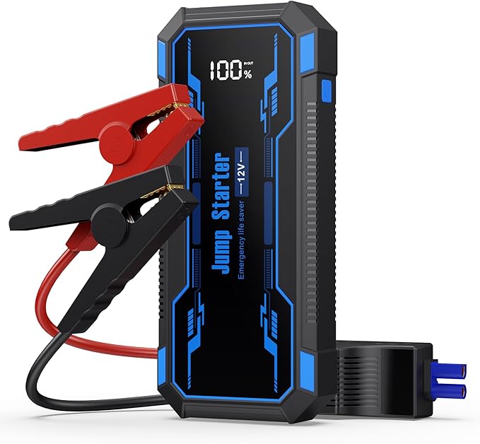 Car Jump Starter 6000A Car Battery Jump Starter Portable, 12V Battery Jumper by GKUTW