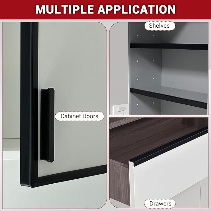 Rubber Edge Trim, Counter Top, Wide U Shaped Edge Trim, Edge Banding - Image 6