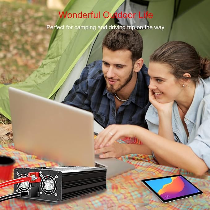 Xijia Pure sine Wave Inverter 2000w Power Inverter dc 12v to 110v 120V ac rv - Image 12