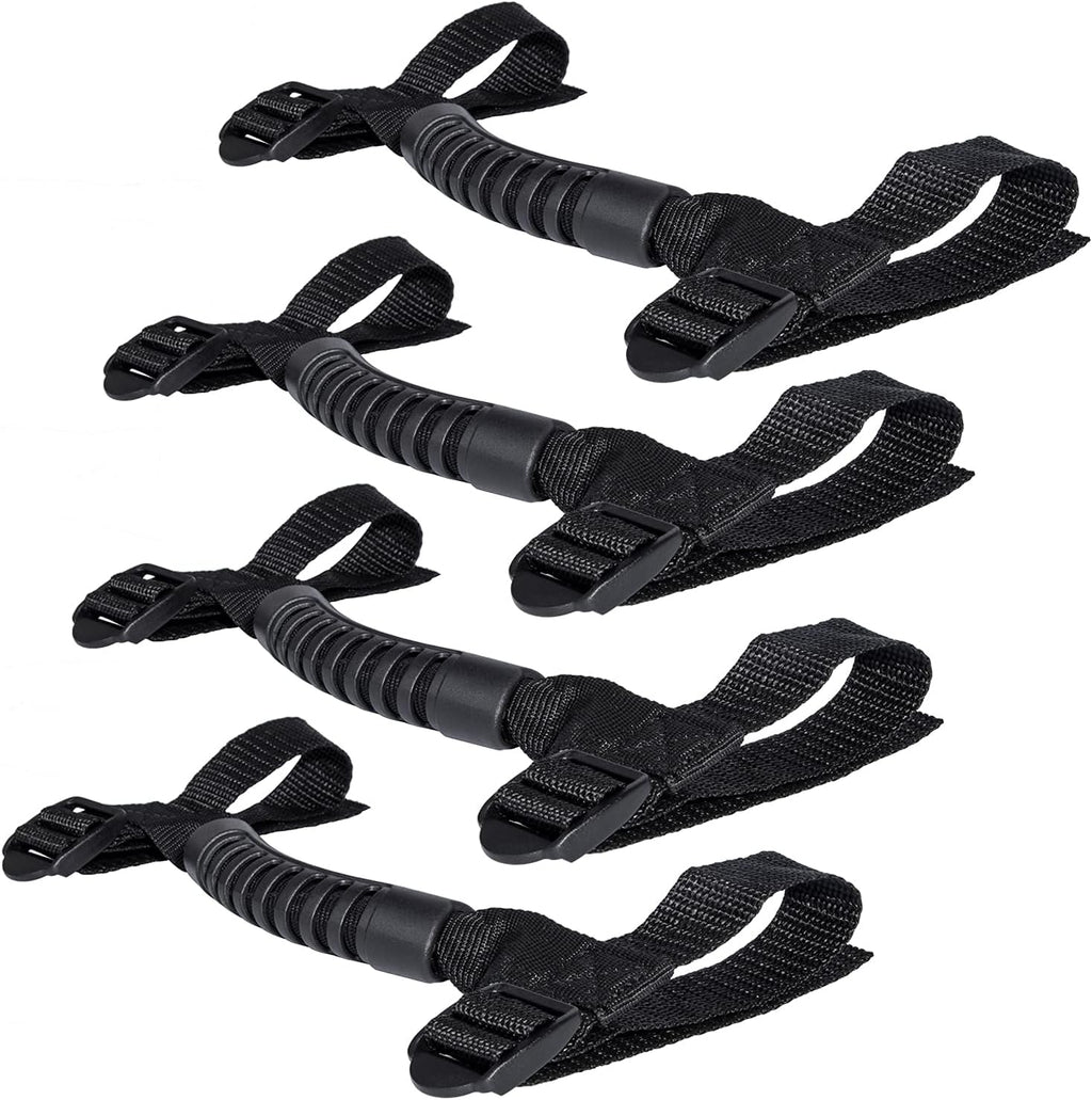 Danti 4 x Grab Handles Grip Handle For Jeep Wrangler YJ TJ JK JKU Sports Sahara Freedom Rubicon X & Unlimited X 2/4 door Roll Bar 1995-2016