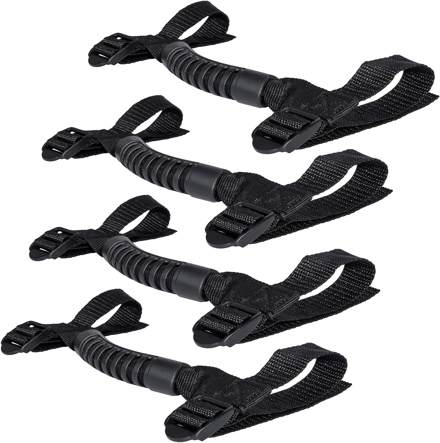 Danti 4 x Grab Handles Grip Handle For Jeep Wrangler YJ TJ JK JKU Sports Sahara Freedom Rubicon X & Unlimited X 2/4 door Roll Bar 1995-2016