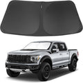Windshield Sun Shade Compatible with 2015-2021 2022 2023 2024 2025 2026 Ford F150 F-150 (Lariat, King Ranch, Platinum, XL XLT Limited Raptor) Accessories Sunshade Shield Protector