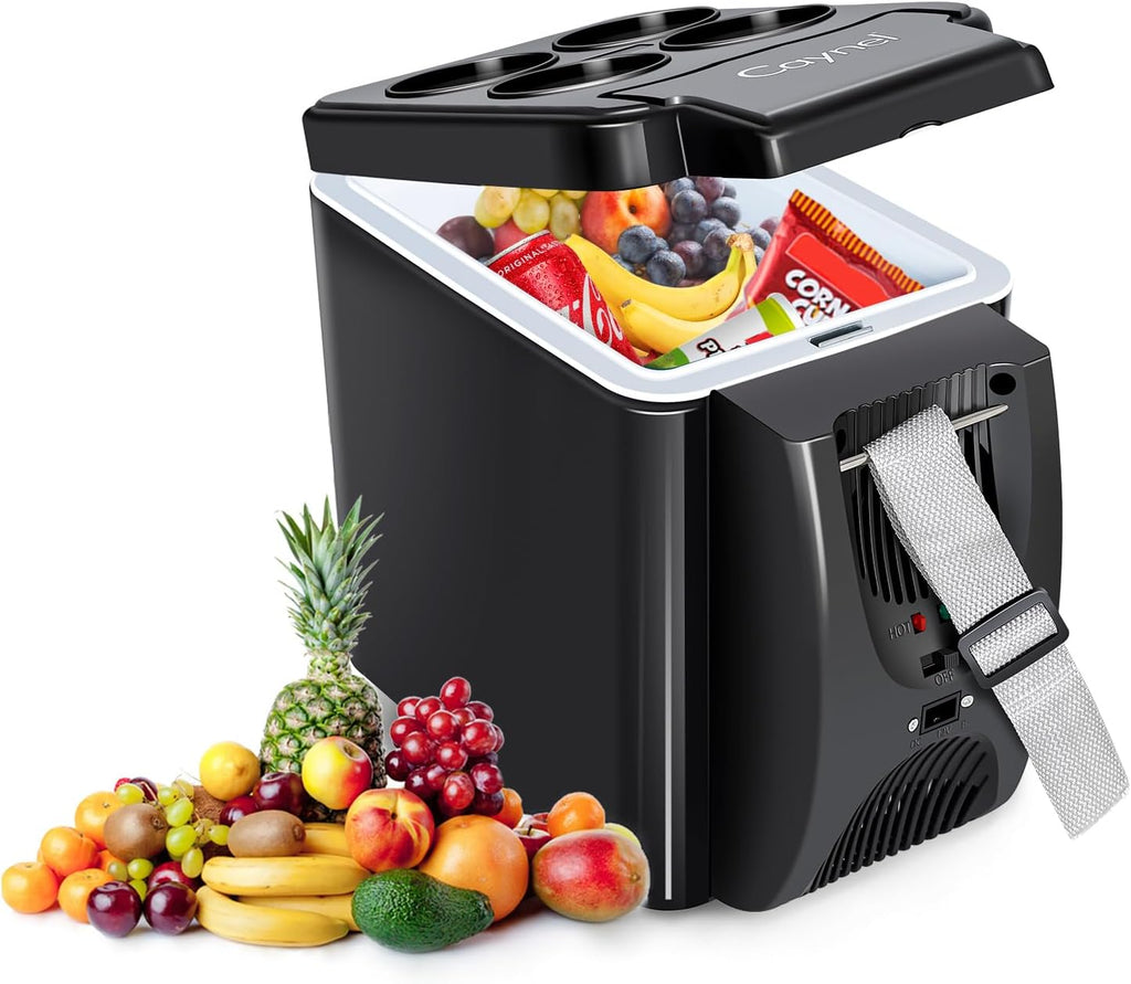 CAYNEL 12V 6 Quart Personal Thermoelectric, 6 Liter Capacity, Portable Electric
