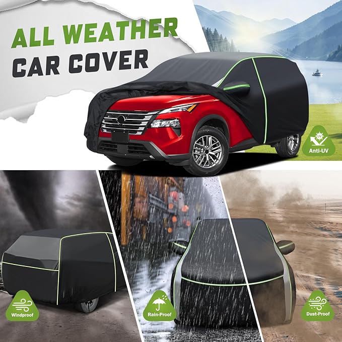 Mixsuper Liner Car Cover for Nissan Rogue 2008-2026, 7 Layers Waterproof All - Image 4