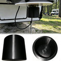 RV 5th Wheel Pin Cover Compatible with Fifth Wheel King Pin & Hitch Area Protection Cover for RV Trailer Tow System Dust Weather Guard Universal Fit (Black)