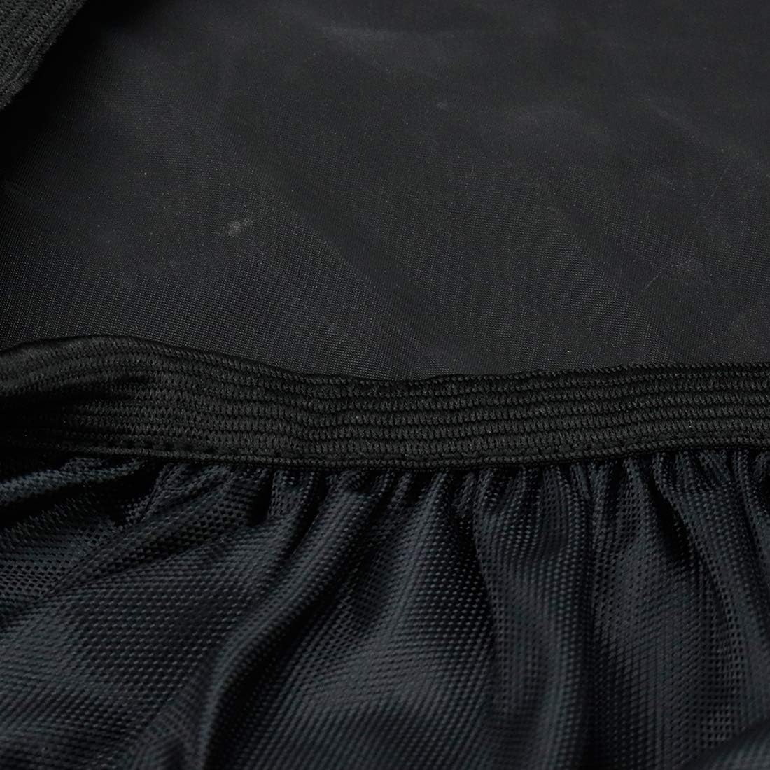 Modengzhe Waterproof Motorcycle Seat Cover, Rainproof & Dustproof, 27 x 14 inches Fit for Small-Size Motorcycle Moped Scooter, Black Size XL