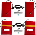 Waterproof Heater Kit for UTV & SxS – High/Low Switch – Heats Back & Bottom – Includes 2 Heating Pads, Deutsch Connectors, Harnesses, Switches & Relays – (2 Seats)