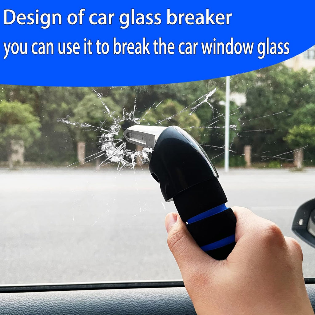 KOUNATSURI Car Handle Assist for Elderly Car Door Handle Multifunction Handle Car Door Latch Handle for Seniors and Handicapped(Blue)