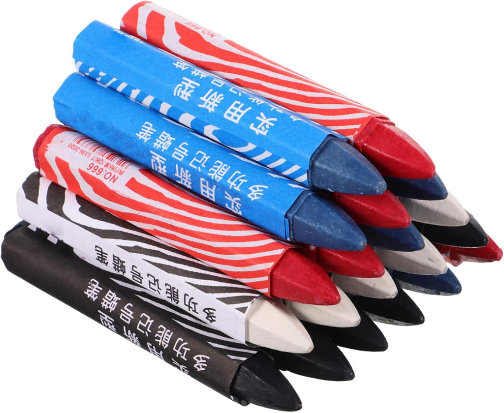 5pcs Tire Paint Pens Markers for Easy Automotive Repairs Quick Drying Wax Highlighters for Wet Dry Surfaces for Mechanics and Tire Maintenance