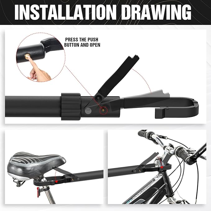 200 LBS Capacity 2 EBike Rack - Image 8