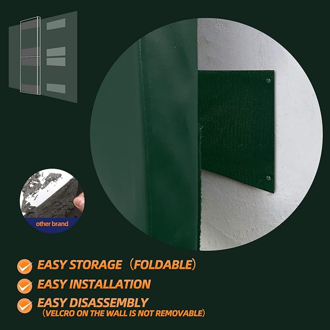 PROGOAL 2"/4" Thick Foam Protection Wall Pad，Gym Basketball-Court - Image 6