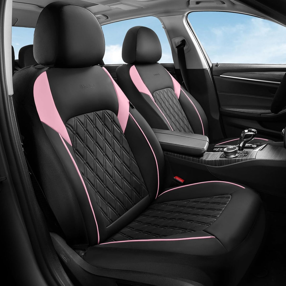 coverado leather seat covers, waterproof car seat covers, main product view