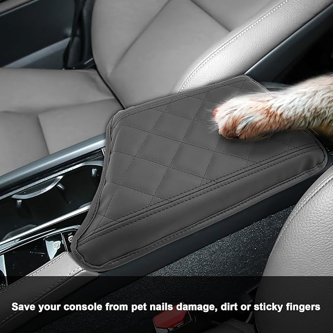 SXCY for 2024 XC90 Armrest Cover for Volvo XC90 2018-2024 Accessories 2024 XC90 - Image 4