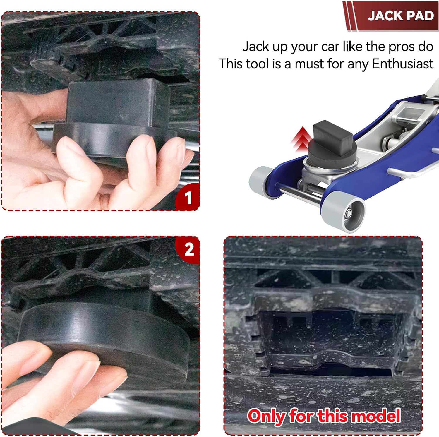 Rubber Jacking Point Jack Pad Frame Stand Adaptor for Mercedes Benz A B C E R S Class CLA CLC CLK GL GLA G GLE GLC M SL SLK SLR