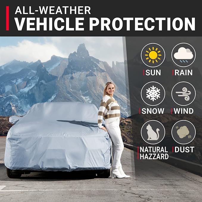 iCarCover Premium Car Cover for 1985-1991 Pontiac Grand Am Heavy Duty - Image 2