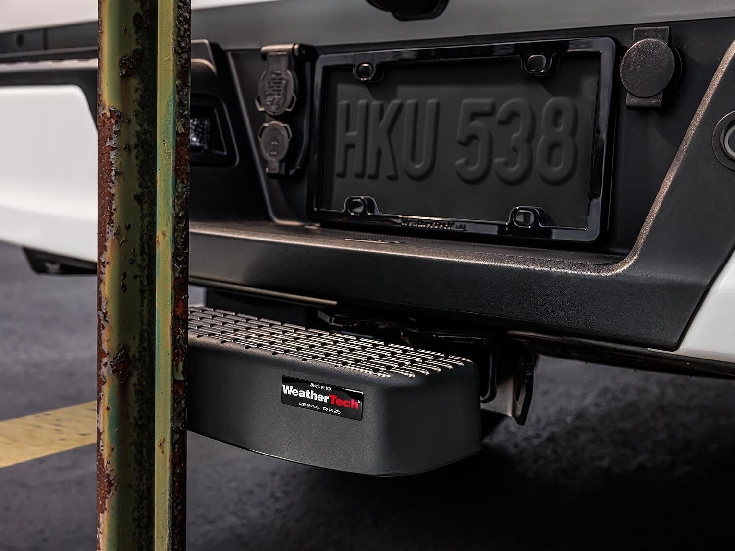 WeatherTech BumpStep USA with Stainless Steel Hitch Pin 8ABS2WHP6