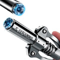 Grease Gun Coupler Grease Gun Tips,Quick Lock Double Handles Grease Gun Tip with 6 Thickened Claws,Rated 12,000PSI,Compatible with All Grease Guns,Suitable for Automobiles Ships Farm Machinery Etc.