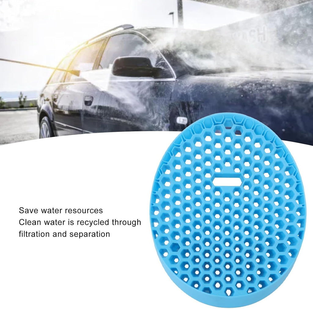 Car Wash Bucket Insert for Sediment Separation, Efficient Rugged Design for Car Detailing, Blue