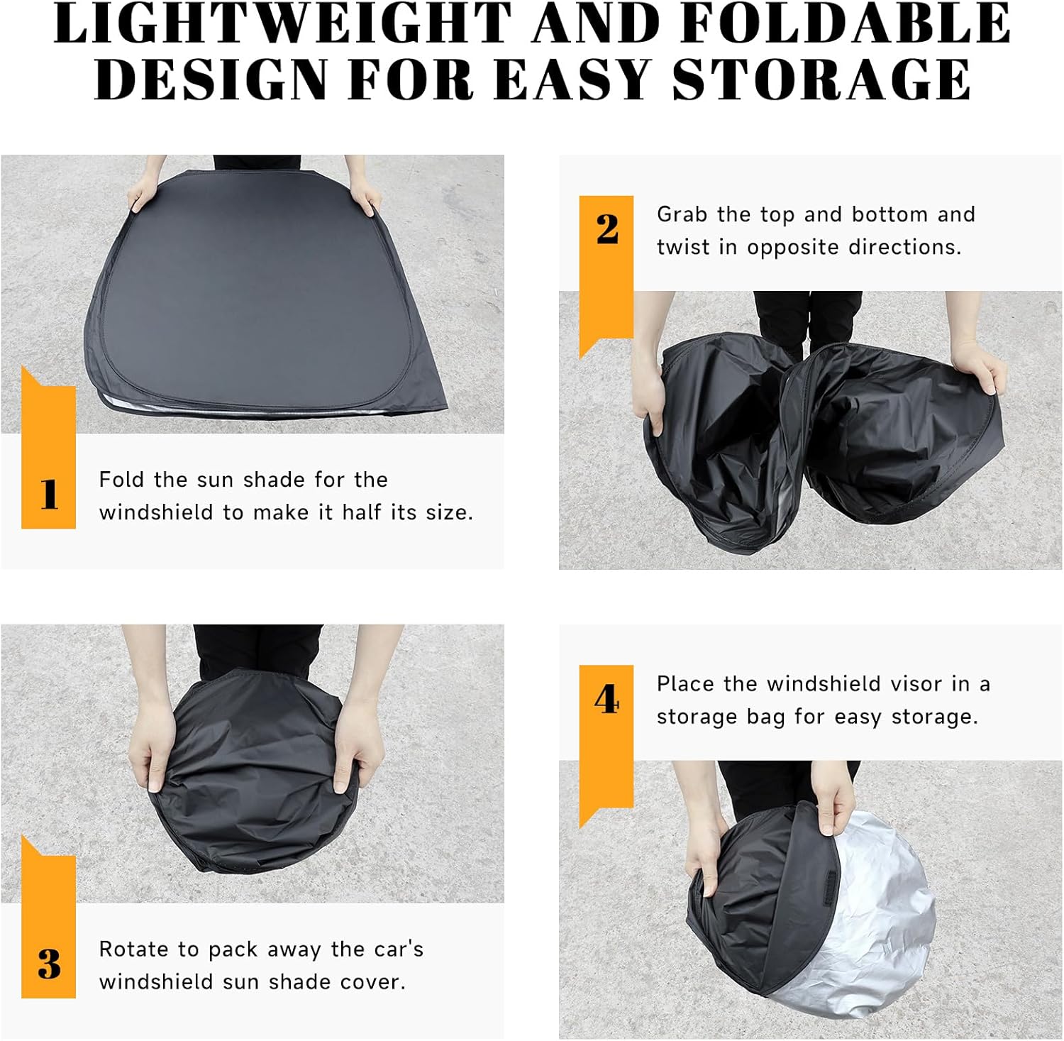 Car Windshield Sun Shade for Honda 2022-2025 2026 Civic Accessories (OEM Design) Reflective Foldable Heat Insulation Sunshade for Ultimate Protection
