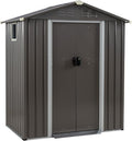 JY QAQA 5x3 FT Metal Outdoor Garden Storage Shed, Waterproof Metal Garden Sheds by JYQAQA