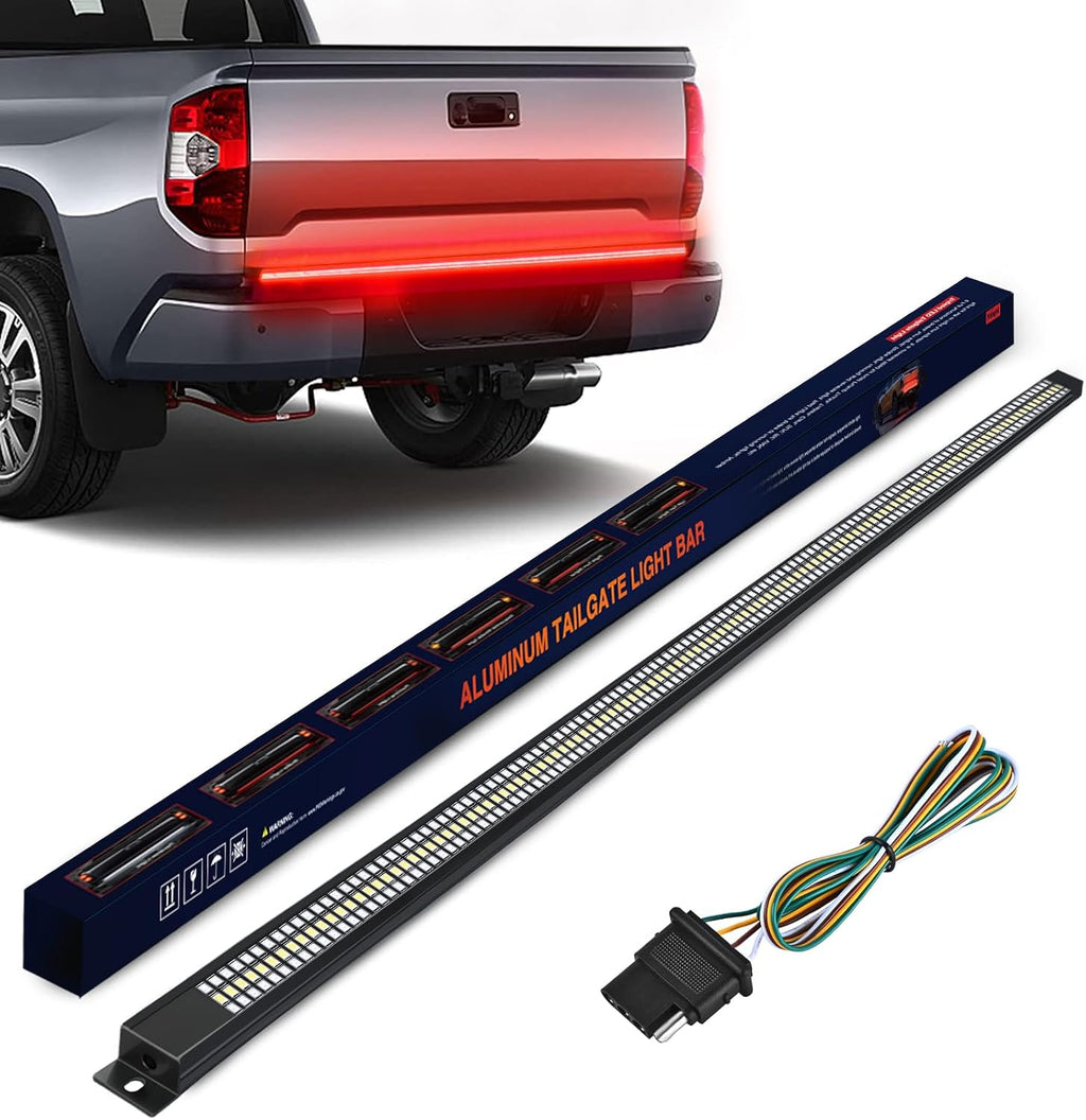 Nilight Truck Tailgate Light Strip 48" Aluminum Frame Triple Row 780 LED Bar