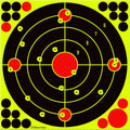 12x12 inch splatter adhesive targets, reactive shooting stickers, main product view